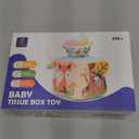 hahaland Baby Tissue Box Toy - Baby Toys 6-12 Months Montessori Toys for 6 Month Old Must Haves - Babies Boy Girl Gifts Baby Easter Basket Stuffers 6 9 12 18 Months Old Sensory Pulling Play Scarf Toy