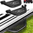 Side Steps for Ford Bronco 2021-2023 2024 2025 2/4Door with Rock Rail, 2PCS Carbon Steel Black Running Boards Side Steps Heavy Duty Front Rear Door Steps for Bronco Accessories (2PCS Bronco EZ-Steps)