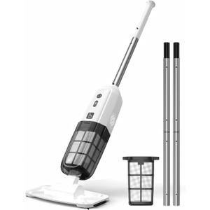 2026 Upgrade Cordless Handheld Pool Vacuum,Pool Vacuum for Above and Inground Pool,Rechargeable Pool Cleaner with Extention Pole,Up to 70-Min Runtime,Ideal for Leaves,Debris,Spas,Hot Tubs,Sky White