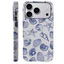 DAIZAG Case Compatible with iPhone 17 Pro,Fit Shockproof Cover for Women Girls,Cute Blue Seashell