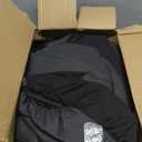 HChengkikz Car Seat Covers Full Set, Breathable and Waterproof Napa Leather Car Seat Cover, Interior Universal Fit for Cars, Sedans, SUVs, Vans, Trucks (Full Seat, Black)