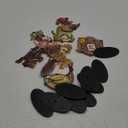 12 Pcs Western Centerpieces Wild West Party Decorations 3.94 Inches Christmas Western Wooden Centerpieces for Tables for Party Decorations Birthday Baby Shower(Brown, Cowboy)