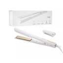 Kristin Ess 3-in-One Titanium Hair Straightener and Curler 2 in 1 Combo + Waver for Women - 1 1/4" - 440 Degrees - Professional Ionic Dual Voltage Flat Iron + Travel Cap - Frizzy, Curly + Thick Hair