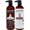 PURA D'OR Purple Shampoo & Conditioner (16oz x 2) ColorHarmony Biotin Set For Bleached, Blonde, Silver & Color Treated Hair - Keratin, Bamboo Fiber, No Sulfates - Men & Women