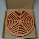 12" Outdoor Catch Basin Flat Round Grate CoverPipe GrateOrange version