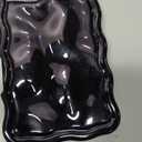 FABSPARK Case for iPhone 17 Pro Max,3D Meteorite Bubble Pattern Electroplate Plating Glitter Curly Wavy Frame Glossy Case,Soft TPU Shockproof for iPhone 17 Pro Max 6.9 inch,Black