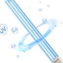 2PC UV Light Tube Ozone Sanitizer Bulb Ultraviolet Lamp Quartz Type 38W