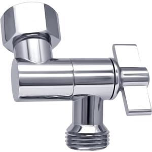 G-Sunny All Metal Shower Angle Adapter, Adjustable Shower Head Extension Adapter, Solid Brass Shower Head Elbow,Adjust Angle to Upgrade Shower Experience,Universal Connection (chrome)