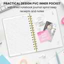 5 x Lined Journaling Notebook for Women, A5 Spiral Notebook with 100gsm Thick Paper, 70 Sheets / 140 Pages, Notebooks for Work, Journals, Notes, Bible Study, and Daily Use (A5 | 5.83" x 8.27", Sage Green)