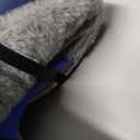 Nanaki Warm Fleece Lined Dog Coats Vests for Winter Waterproof, Furry Collar Dog Jacket with Leash Hole, Reflective Pet Snow Jacket Suit for Outdoor Walking Hunting,Easy On Puppy Coat Beagle, Blue L