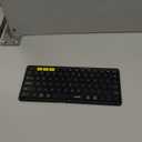 Samsers Full-Size Foldable Bluetooth Keyboard, KF08S Wireless Folding Keyboards with PU Leather Cover, Portable Travel for iPhone iPad Smartphone Tablet Laptop, Android Windows Mac OS, Black