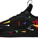 Soulsfeng Kids Tennis Shoes Lightweight Breathable Boys Running Shoe Fashion Walking Sneakers for Girls (Little Kid/Big Kid), Size 5.5 