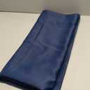 JIUZHEN Blackout Curtains with Tiebacks - Thermal Insulated, Light Blocking and Noise Reducing Grommet Curtain Drapes for Bedroom and Living Room, Set of 2 Panels, 42 x 45 Inch Length, Navy Blue