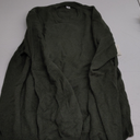 Amazon Essentials Men's Long-Sleeve Crewneck Sweater, 100% Cotton, Big & Tall Options (Large, Olive Heather)