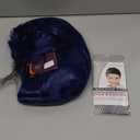 Kaneles Blue Wigs for Women Long Curly Wavy Soft Heat Resistant Synthetic Fiber Party Cosplay Accessories Wigs(Blue)