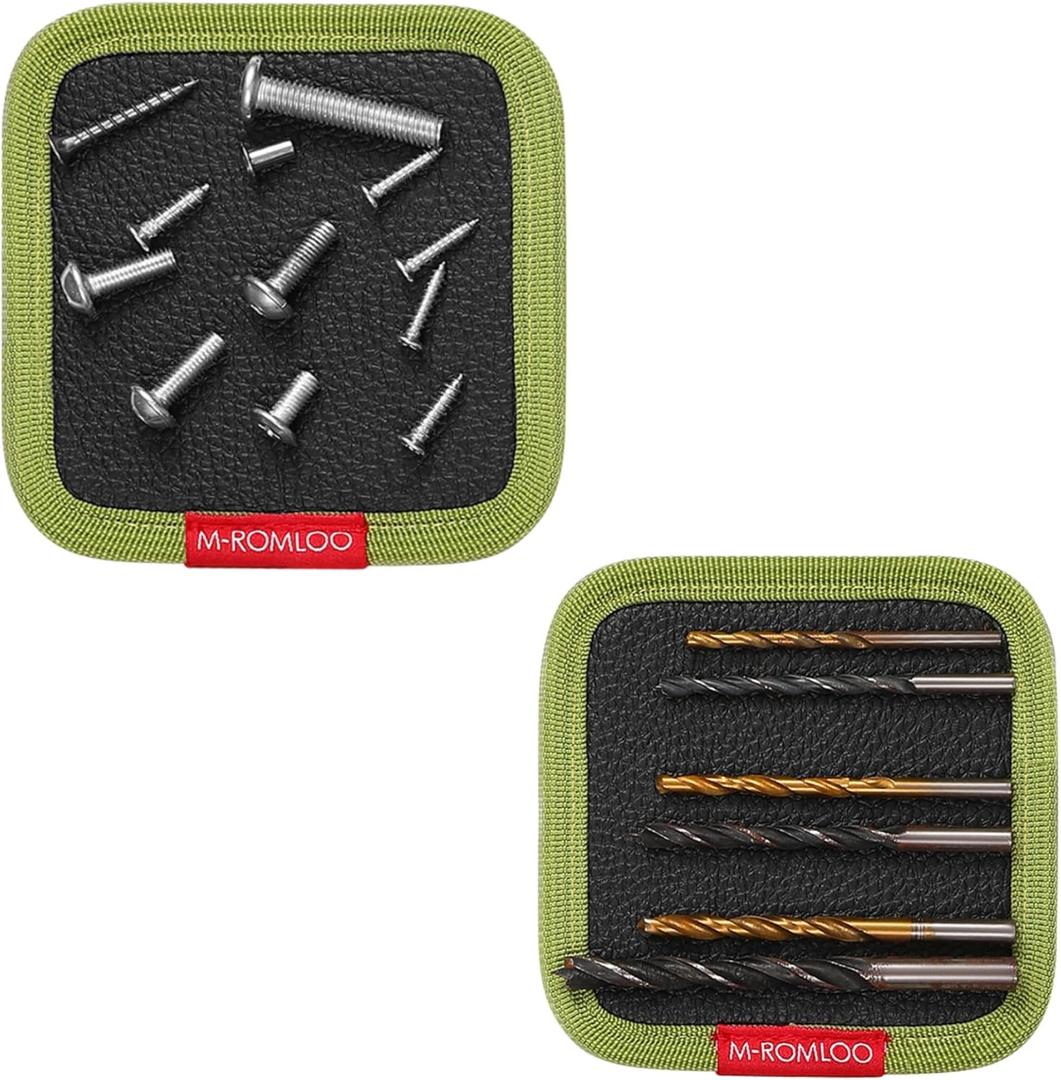 Magnetic Tool Mat Set, Mechanic's Magnetic Tray, Screw Mat & Garage Accessory 2pcs