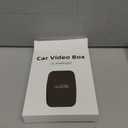 5-in-1 Wireless CarPlay Adapter Support Netflix/YouTube/TF, Wireless Android Auto & Carplay Adapter with USB-A/USB-C Cables, Convert Wired to Wireles Dongle, Magic Video Box Car Play for iPhone