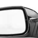 Dependable Direct Driver Side Mirror Fits Toyota Camry 2007, 2008, 2009, 2010, 2011  Power Adjust, Non-Heated, Non-Folding, Unpainted, Left Rear View Door Mirror OEM Replacement, TO1320215