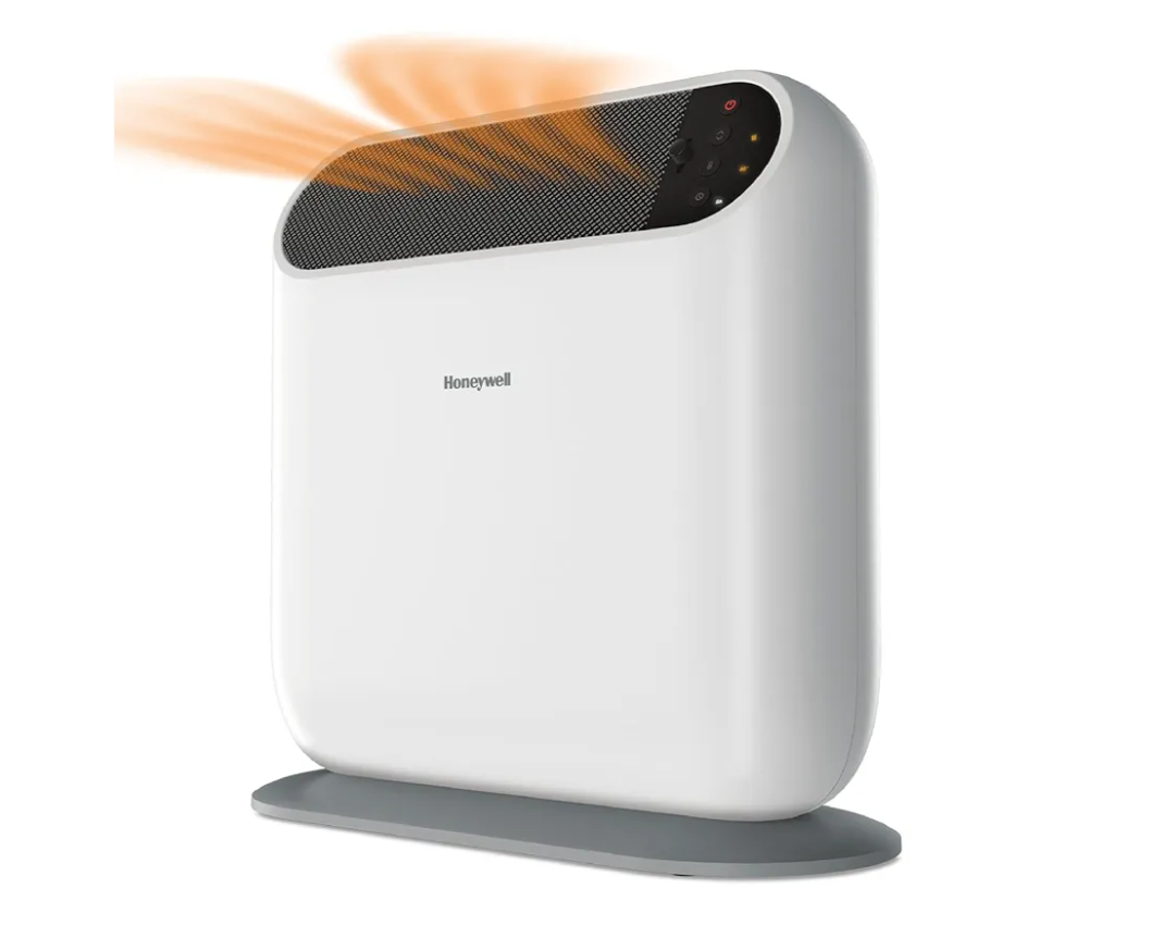 Honeywell ThermaWave 6 Ceramic Technology Space Heater, White – Ceramic Heater with Programmable Thermostat