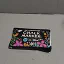 Window Chalk Markers for Glass Washable, 10 Colors Jumbo Liquid Chalk Marker with 10mm 3 in 1 Nib Thick Wide Tips, Big Chalkboard Markers, Car Paint Pen for Auto, Bistro, Mirror, Poster, Blackboards