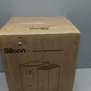 Silonn Nugget Ice Maker Countertop with 3L Detachable Tank – 40 lbs/Day Self-Cleaning & Timer, 40 dB Quiet for Home Bar Party Office, Chewable Nugget Ice Machine for Summer & Cold Drinks, White