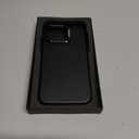 Black Genuine Leather Case for iPhone 15 Pro Max with Hidden Stand, Multifunctional Slim Fit Unique Designer Phone Protective Cover Compatible with MagSafe for Men Women