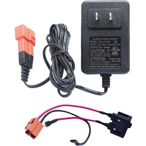 12 Volt Battery Charger for Ride On Toys and Battery Wire 12V Kids Ride On Car Charger,12V Electric Car Riding Toy Battery Power and Charging Socket Adapter Square Plug