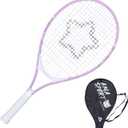 AMA SPORT Kids Tennis Racket for Junior Toddlers Starter Kit 17-25" Tennis Racquet for Girls and Boys with 420D Nylon Shoulder Strap Bag