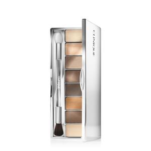 Clinique All About Shadow Eye Shadow Palette, 8 Silky + Buildable Shades | Black Honey, Pink and Nude Honey | Safe For Sensitive Eyes