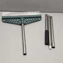 YEELOR Artificial Turf Rake with Adjustable Steel Handle from 32 to 61 Inch, Durable Artificial Grass Rake, Turf Brush for Cleaning pet Hair, Large Fallen Leaves and Dead Grass from Artificial Turf