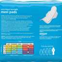 Amazon Basics Thick Maxi Pads with Wings for Periods, Feminine Pads with Leakage Protection, Extra Heavy Overnight Absorbency, Unscented, Size 5, 80 Count (4 Packs of 20) (Previously Solimo)