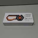 6-Stage Knife Sharpener - Premium Kitchen Knife Sharpeners - Adjustable Handheld Manual Knife Sharpeners for Kitchen Knives, Scissor and Chef Knife.Easy for beginners to use (ORANGE)