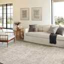 Loloi Amber Lewis Alie Collection ALE-02 Sand/Sky 2'-7'' x 7'-9'', .13'' Pile Height, Runner Rug