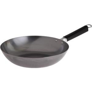 JOYCE CHEN Professional Series 12-Inch Carbon Steel Stir Fry Pan with Phenolic Handle