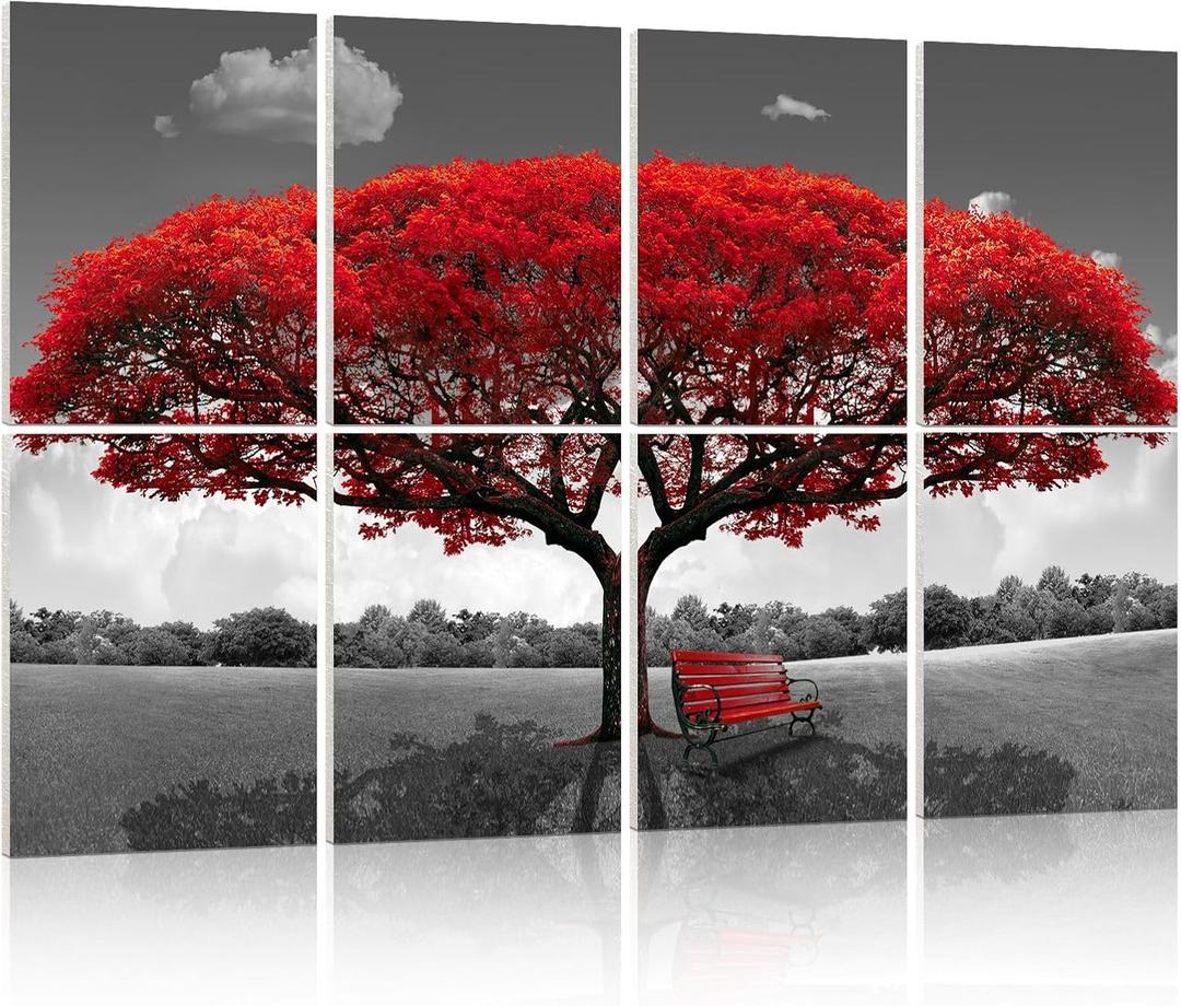 Art Acoustic Panels Sound Proof: Soundproof Wall Panels Decorative Soundproofing Padding Acoustical Treatment for Studio Home Office 8 Pack 12x16" , Mangrove
