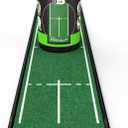 PuttOUT Slim Putting Mat - Perfect Your Golf Putting (7.9ft x 0.82ft)(Green)