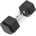 Marcy Classic Rubber Hex Dumbbell - 2pc of 25LBS
