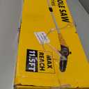 Cordless Pole Saw, Compatible with Dewalt 20V Max Batteries, 8 Inch Low Kick-Back Bar and Chain, Extension Pole for Up to 15 FT Reach, Auto Lubrication System, Tool Only-Battery & Charger not included