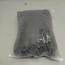 ANWUCHEN Rectangle Ottoman Cover - Stretch Storage Slipcover With Elastic Bands and Ties, Removable Bench Cover, Jacquard Folding, Black, 35x16x15