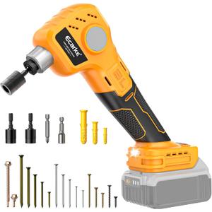 Ecarke Cordless Palm Nailer Compatible with DeWalt 20V Battery (Tool Only) - 6000 IPM Brushless Auto Hammer with Magnetic Nail Guide & LED for Framing, Joist Hangers, Tight Spaces