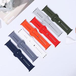 Sport Band Pack Compatible with Apple Watch Ultra 2 Band 49mm 46mm 45mm 44mm 42mm, Wide Soft Silicone Wristband Men's Waterproof Band for iWatch Series 10 9 8 7 6 5 4 3 SE Ultra
