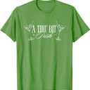 A Tini Bit Irish St Patricks Day Martini Cocktail T-Shirt (Green, S)