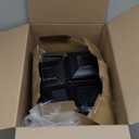 VOLISUN Solar Post Cap Lights: 12 - Pack Outdoor Deck Post Cap Lights Black for Dock Fence Waterproof 2 Color Modes,4x4/6x6 Wooden/Vinyl Posts