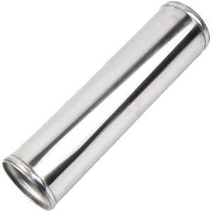 3" (76mm) OD Straight Aluminum Pipe with Beaded Ends, for Intercooler & Intake, Polished 11.81" (300mm) Long
