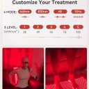 26" x 13" Red Light Therapy for Body - 660nm Red & 850nm Near Infrared NIR, Tri-Chip 1089 LEDs Therapy Mat