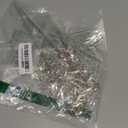 Luxshiny 2pcs Artificial Bouquet Golden Plastic Stem with Crystal Acrylic Bead Drop Stem Branch Beaded String Bridal Picks DIY Craft Wedding Home Decor (30.00X9.00X9.00CM)