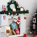 12 Pcs Christmas Picture Frame Ornaments for Tree Samll Hanging Photo Frame Ornaments 2.76 x 4.33 Inch Pastel for Christmas Tree Decor Home Party (Macaron)