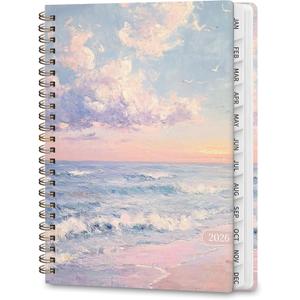4 x 2026 Planner, Weekly and Monthly Calendar Planner Agenda, Jan 2026 - Dec 2026, Planning Academic Book, Office Desk Accessories and School Supplies - A5 (6.3'' x 8.5'') (Pink Sunset)