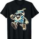 80s 90s Milk Carton Men Women Kids Funny Retro T-Shirt (Black, XXL)