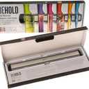 Chef’s Vision Silver Wall-Mount Magnetic Knife Holder - Sleek Magnetic Strip for Knives - Modern Magnetic Knife Bar for Easy Access - Ideal Magnetic Knife Holder for Wall - No Knives Included